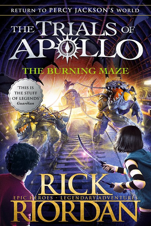 Cover Art for 9780141364018, The Burning Maze by Rick Riordan