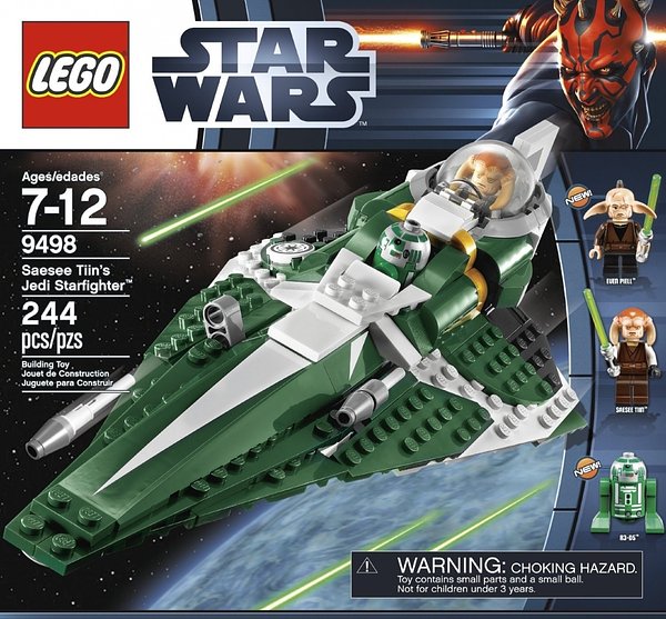 Cover Art for 5702014840935, Saesee Tiin's Jedi Starfighter Set 9498 by LEGO