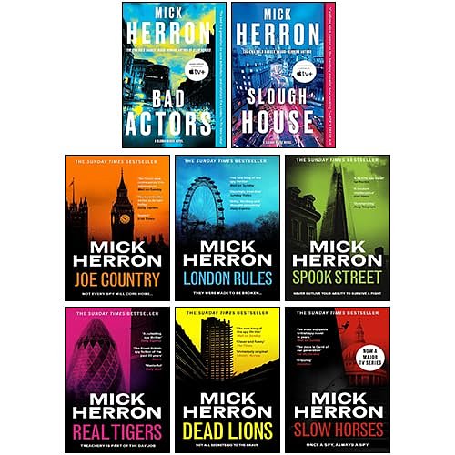 4 editions of Mick Herron 8 Books Collection Set (Spook Street, London Rules, Joe Country, Slow Horses, Dead Lions, Real Tiger, Slough House & Bad Actors) by Mick Herron