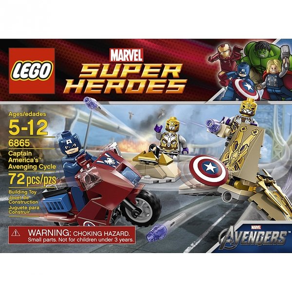 Cover Art for 0673419168434, Captain America's Avenging Cycle Set 6865 by LEGO