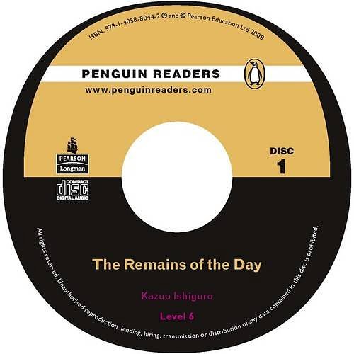 Cover Art for 9781405861380, "The Remains of the Day" CD for Pack: Level 6 by Kazuo Ishiguro