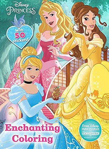 Cover Art for 9781474821520, Disney Princess Enchanting Coloring (Jumbo Coloring Book W/ 5 Stickers) by Parragon Books Ltd