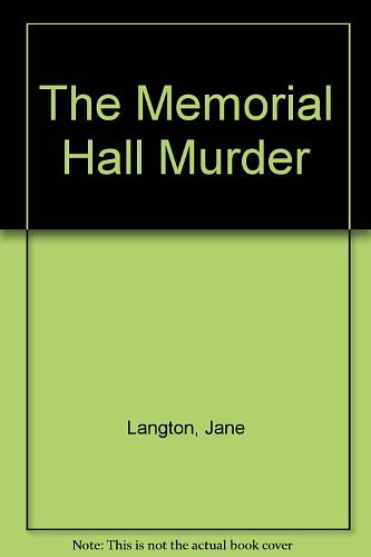 Cover Art for 9780575046924, The Memorial Hall Murder by Jane Langton