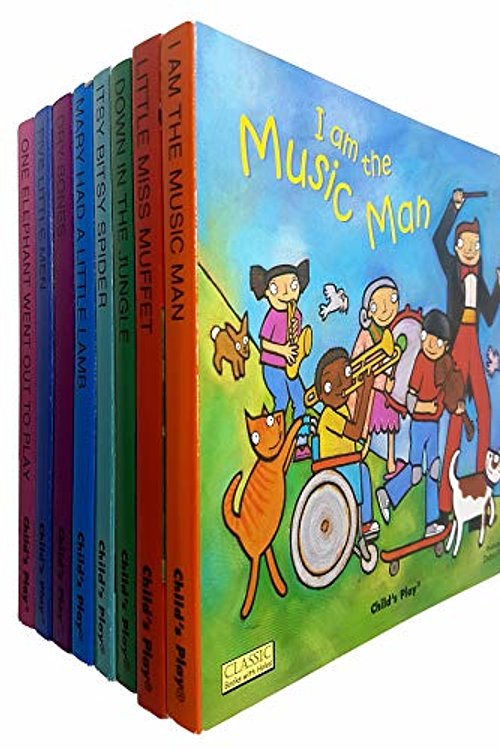 Cover Art for 9789123972074, Classic Books with Holes Series 8 Books Collection Set(I am the Music Man,Miss Muffet,Down in the Jungle,Itsy Bitsy Spider,Mary had a Little Lamb,Dry Bones,Five Little Men in a Flying Saucer and More) by Debra Potter, Barbara Nascimbeni, Mandy Ross, Elisa Squillace, Nora Hilb, Marina Aizen, Kate Edmunds, Dan Crisp, Sanja Rescek