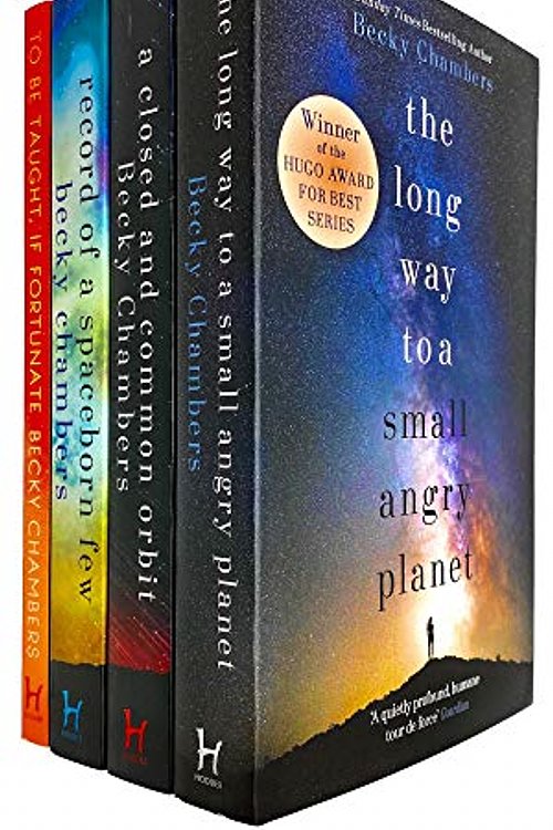 Cover Art for 9781529350586, Wayfarers Series 4 Books Collection Set by Becky Chambers (The Long Way to a Small, Angry Planet, A Closed and Common Orbit, Record of a Spaceborn Few & To Be Taught, If Fortunate) by Becky Chambers