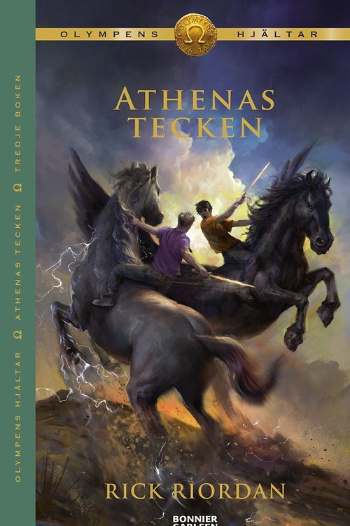 Cover Art for 9789163885785, Athenas tecken by Rick Riordan