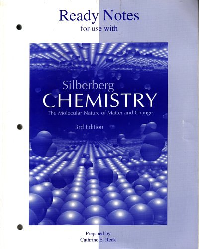 Cover Art for 9780072475807, Course Ready Notes to Accomp Chemistry by Martin Silberberg