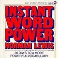 Cover Art for 9780451117915, Lewis Norman : Instant Word Power (Signet) by Norman Lewis