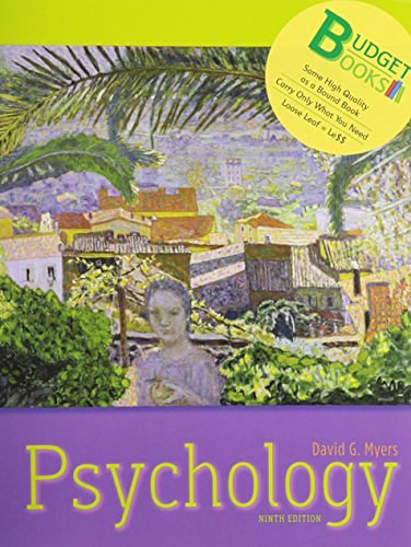 Cover Art for 9781429244572, Psychology by David G. Myers