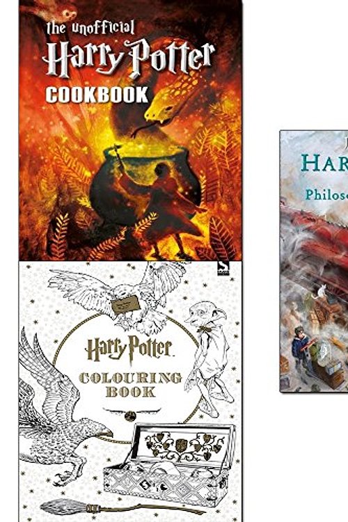 Cover Art for 9789123694518, Harry potter and the philosopher’s stone [hardcover], unofficial harry potter cookbook and colouring book 3 books collection set by Iota, Warner Brothers, J.k. Rowling