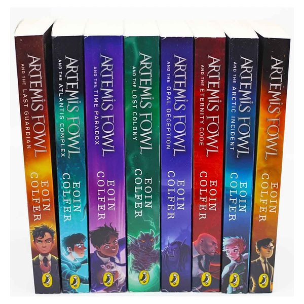 7 editions of Artemis Fowl Collection 8 books set (Artemis Fowl; Time Paradox; Atlantis Complex; Opal Deception; Arctic Incident; Eternity Code; Lost Colony & [hardcover] The Last Guardian) by Eoin Colfer