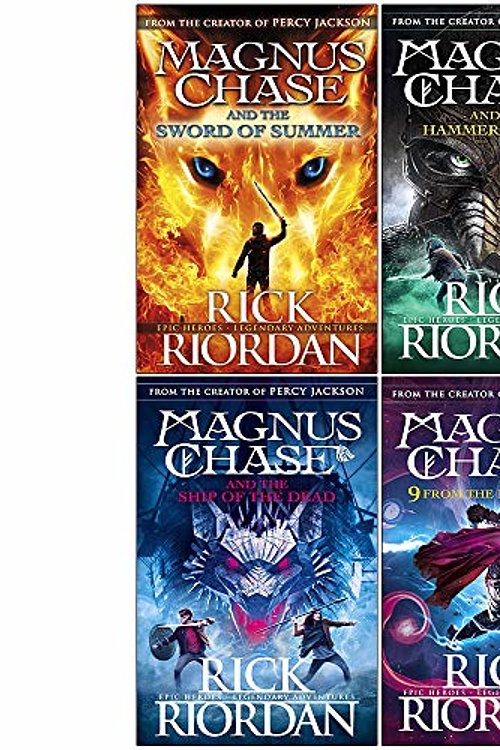 Cover Art for 9789123774050, Magnus Chase Series 4 books collection set (the sword of summer, hammer of thor, ship of the dead, 9 from the nine worlds [hardcover]) by Rick Riordan