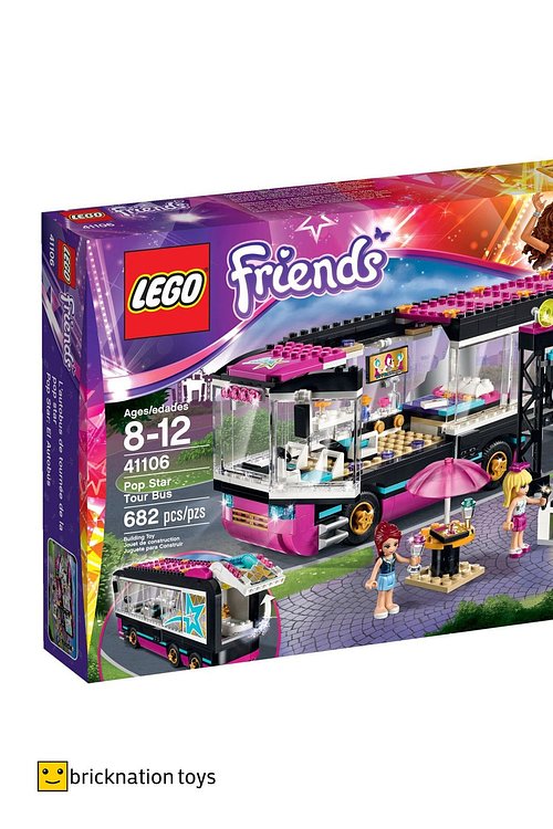 Cover Art for 5702015346849, Pop Star Tour Bus Set 41106 by LEGO