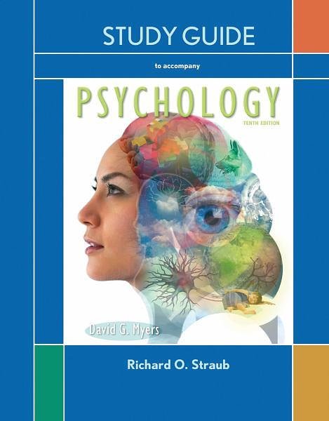 Cover Art for 9781429299640, Study Guide for Myers Psychology by David G. Myers