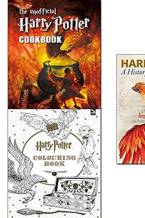 Cover Art for 9789123694471, Harry potter a history of magic [hardcover], unofficial harry potter cookbook and colouring book 3 books collection set by Iota, Warner Brothers, British Library