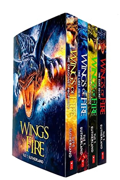 Cover Art for 9780702329500, Wings of Fire Series Books 1 - 4 Collection Set by Tui T Sutherland (Dragonet Prophecy, The Lost Heir, The Hidden Kingdom & The Dark Secret) by Tui T. Sutherland