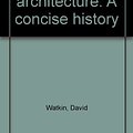 Cover Art for 9780195201475, English Architecture by David Watkin