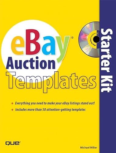 Cover Art for 9780789735638, eBay Auction Templates Starter Kit by Michael Miller