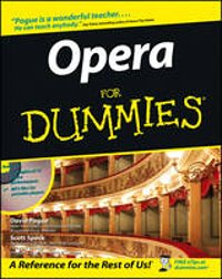 Cover Art for 9780764550102, Opera For Dummies by David Pogue, Scott Speck