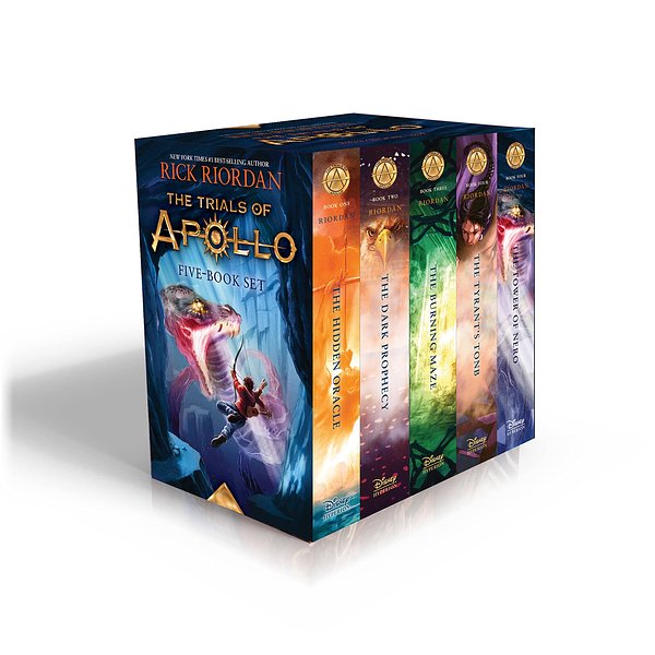 6 editions of Trials of Apollo Series 5 Books Collection Set By Rick Riordan (The Hidden Oracle, The Dark Prophecy, The Burning Maze, The Tyrant’s Tomb & The Tower of Nero) by Rick Riordan
