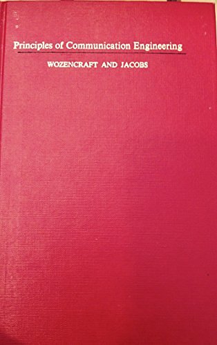 Cover Art for 9780471962403, Principles of Communications Engineering by J.m. Wozencraft, I.m. Jacobs