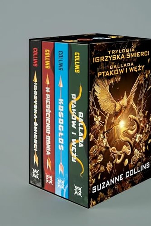 Cover Art for 9788382655650, Igrzyska śmierci Tom 1-4: Pakiet by Suzanne Collins
