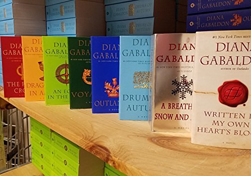 The Outlander Series 8-Book Paperback Set Diana Gabaldon: Outlander, Dragonfly in Amber, Voyager, Drums of Autumn, The Fiery Cross, A Breath of Snow and Ashes, An Echo in the Bone