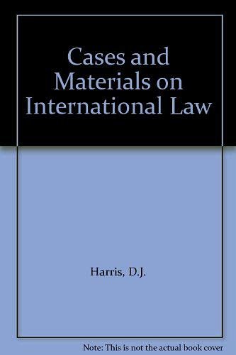 Cover Art for 9780421292703, Cases and Materials on International Law by D.J. Harris