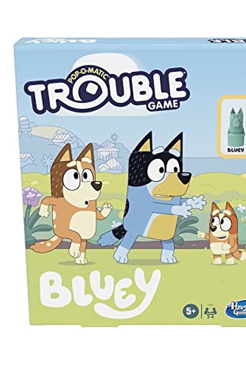 Cover Art for 0195166162096, Trouble: Bluey Edition Board Game, Fun Game for Kids Ages 5 and Up, Game for 2-4 Players, Race Bluey, Bingo, Bandit, or Chilli to The Finish (Amazon Exclusive) by Unknown