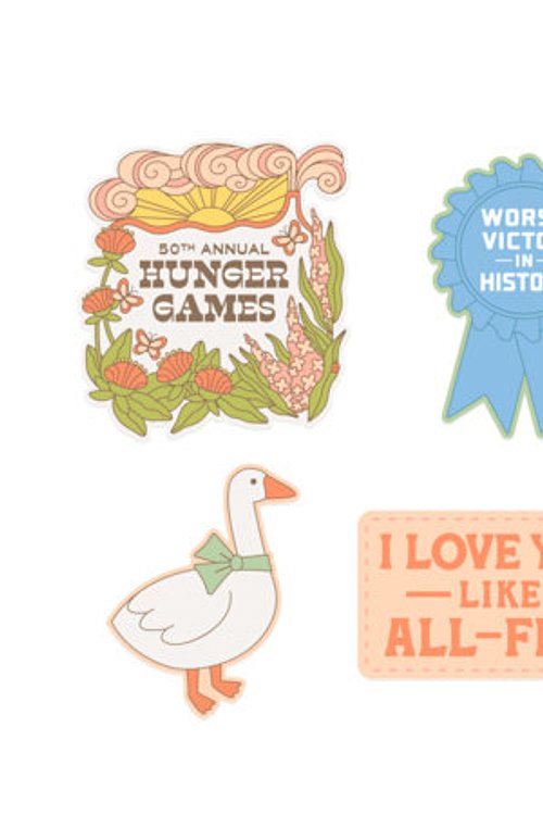 Cover Art for 9798217488995, The Hunger Games: Sunrise on the Reaping Stickers - Sticker Set of 4 by Out of Print
