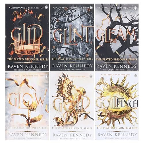 2 editions of The Plated Prisoner Series 6 Books Collection Set By Raven Kennedy(Gild, Glint, Gleam, Glow, Gold & Goldfinch) by Raven Kennedy