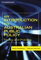 Cover Art for 9780511590139, An Introduction to Australian Public Policy by Sarah Maddison, Richard Denniss