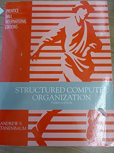 Cover Art for 9780138528720, Structured Computer Organization by Andrew S. Tanenbaum