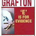 Cover Art for 9780613654777, E Is for Evidence by Sue Grafton