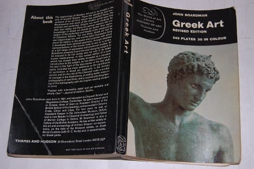 Cover Art for 9780500200223, Greek Art by John Boardman