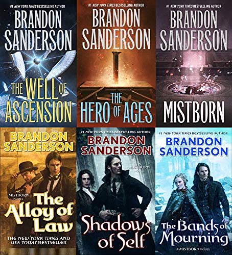 Cover Art for 9789123481194, Brandon sanderson mistborn series 6 books collection set by Brandon Sanderson