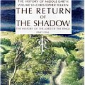 Cover Art for 9780395498637, The Return of the Shadow by J. R. r. Tolkien, Christopher Tolkien