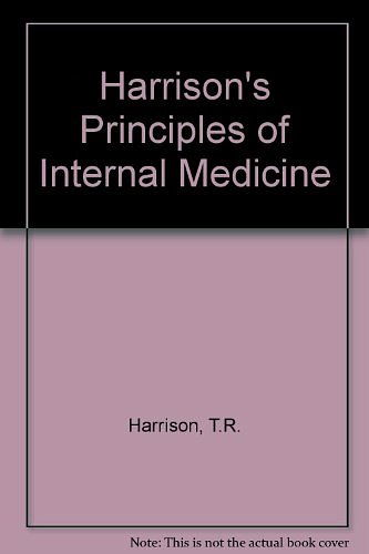 Cover Art for 9780070664746, Harrison's Principles of Internal Medicine by T.r. Harrison