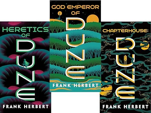 Cover Art for B095DSNS7V, Dune Book Series Set II (3 Books): Book 4 of God Emperor of Dune; Book 5 of Heretics of Dune; Book 6 of Chapterhouse Dune by Frank Herbert