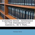 Cover Art for 9781274458339, Common Sense by Thomas Paine