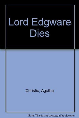 Cover Art for 9780854564798, Lord Edgware Dies by Agatha Christie