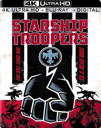 Cover Art for 0043396514973, Starship Troopers 4K UHD Blu-ray Disc Exclusive Steelbook by Unknown