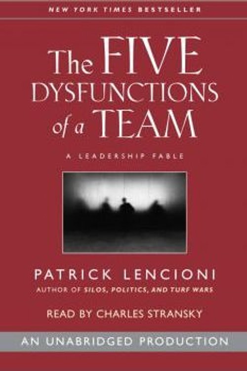 Cover Art for 9781415929773, The Five Dysfunctions of a Team by Patrick Lencioni