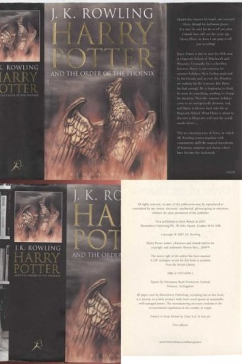 Cover Art for 9780747570516, Harry Potter and the Order of the Phoenix by J. K. Rowling