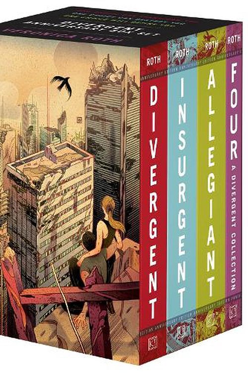 Cover Art for 9780063162235, Divergent Anniversary 4-Book Box Set: Divergent, Insurgent, Allegiant, Four (Divergent Series) by Veronica Roth