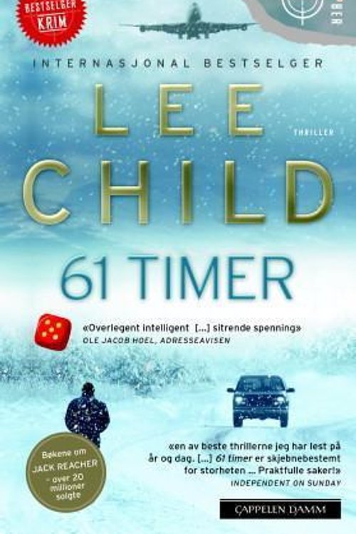 Cover Art for 9788202418847, 61 timer by Lee Child