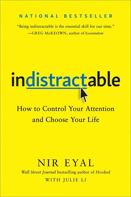 Cover Art for 9781948836784, Indistractable by Nir Eyal