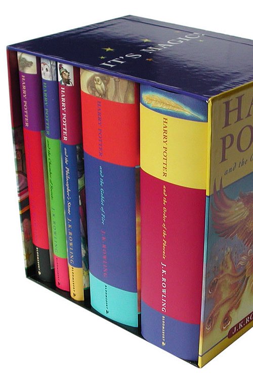 Cover Art for 9780747569640, Harry Potter 5 volume box set by J. K. Rowling