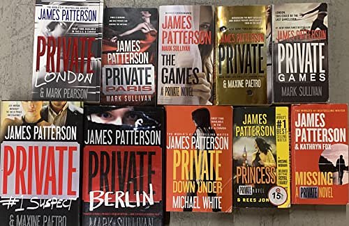 James Patterson Private Series 8 Book Set