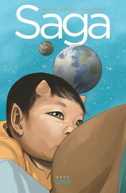 Cover Art for 9781632150783, Saga Deluxe Edition Volume 1 HC by Brian K. Vaughan